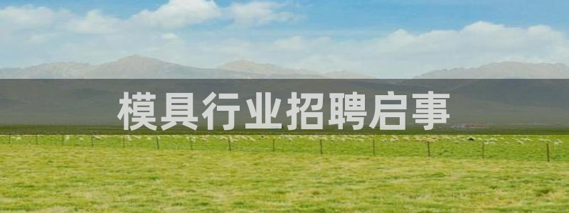 2007so太阳集团下载：模具行业招聘启事
