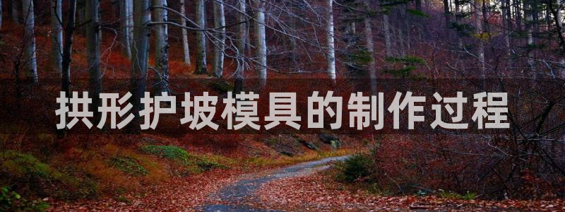太阳成娱乐集团：拱形护坡模具的制作过程