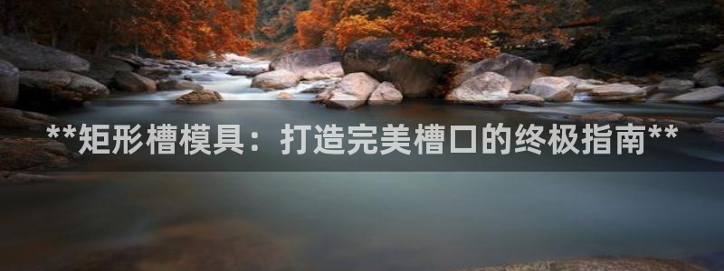 太阳集团城登录网址：**矩形槽模具：打造完美槽口的终极指南**