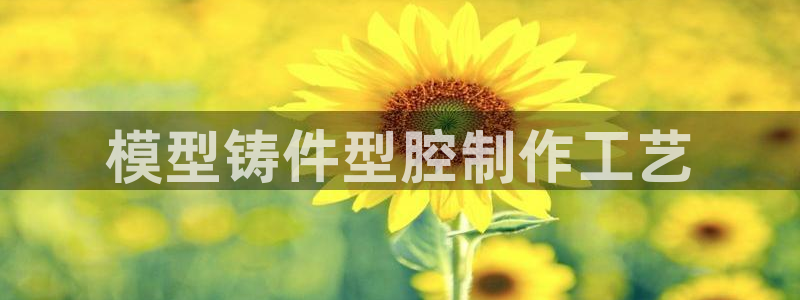 太阳集团城官方app下载苹果：模型铸件型腔制作工艺