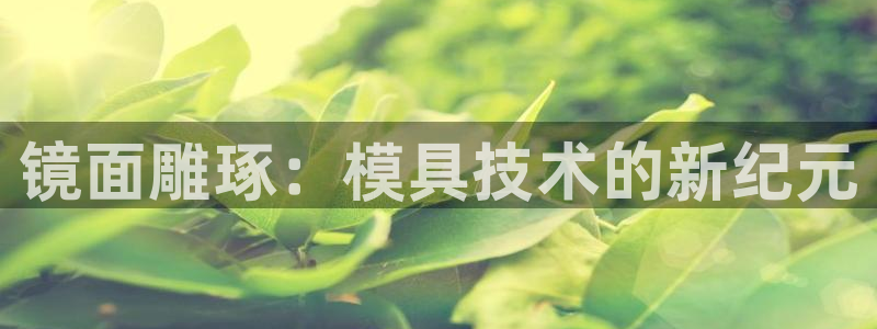 太阳诚集团电影：镜面雕琢：模具技术的新纪元